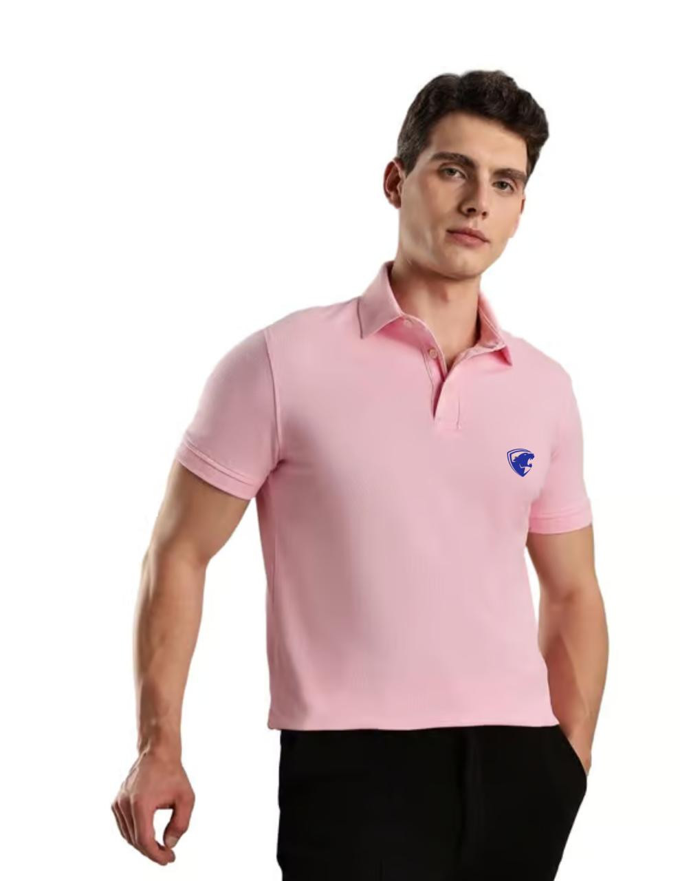 hunter man light pink  polo