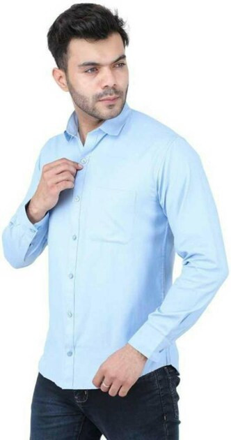Hunter Man's sky blue colour shirts