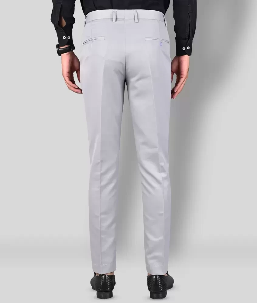 Hunter man's Gray colour formal pents