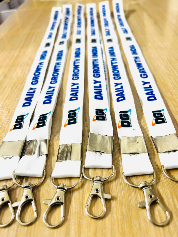 DGI Printed white Visitor strip