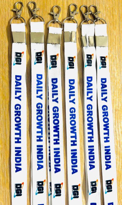DGI Printed white Visitor strip