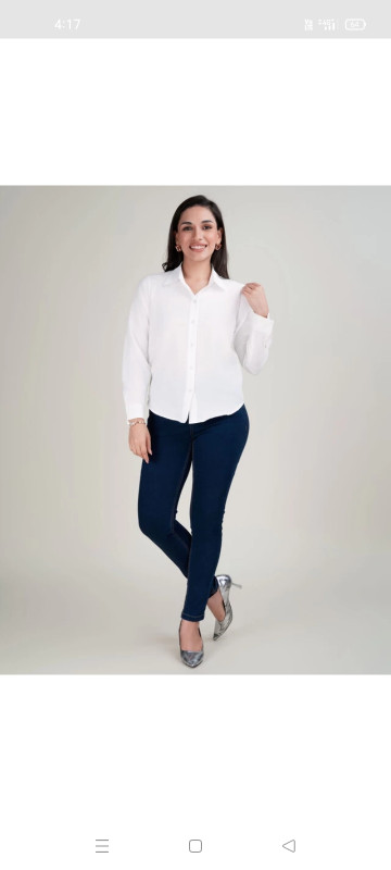 Hunter Womens white classic colour shirts