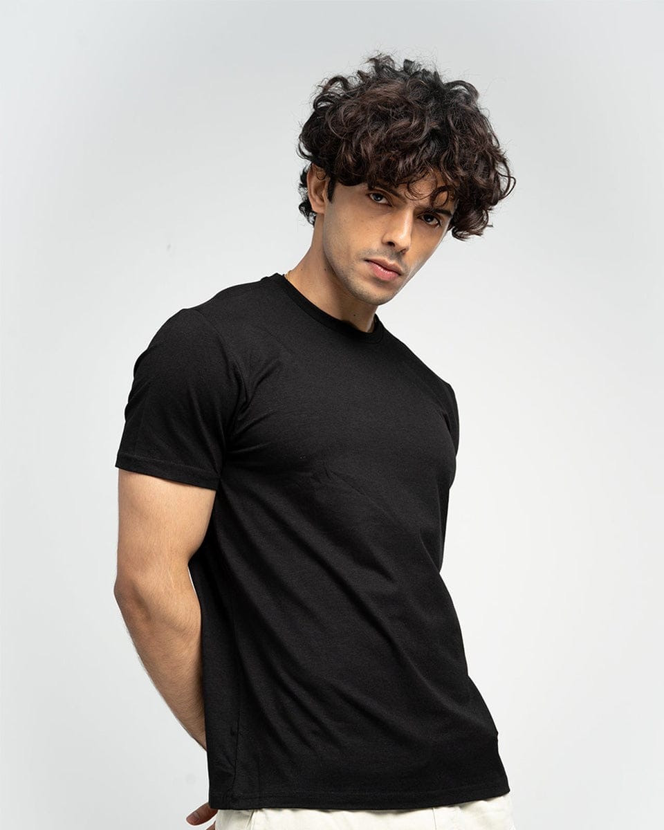 Hunter black Round nack T shirt