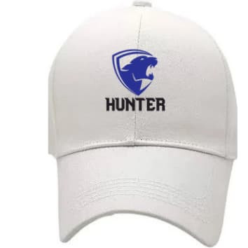 Hunter men's white caps